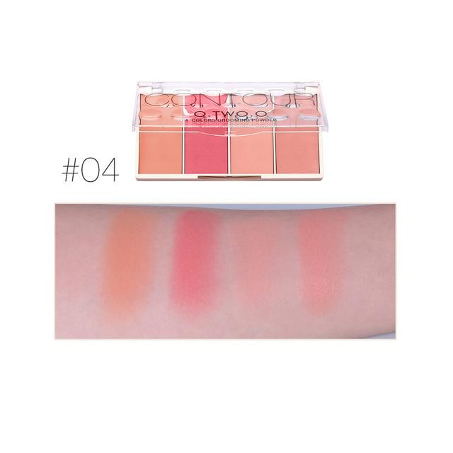 O.TWO.O 4 Colors Concealer Palette Face Makeup Base Contouring Palette Foundation Concealer Powder