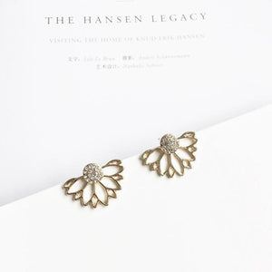 Crystal Flower drop Earrings For Women fashion Jewelry