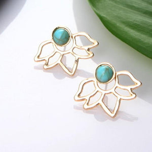 Crystal Flower drop Earrings For Women fashion Jewelry