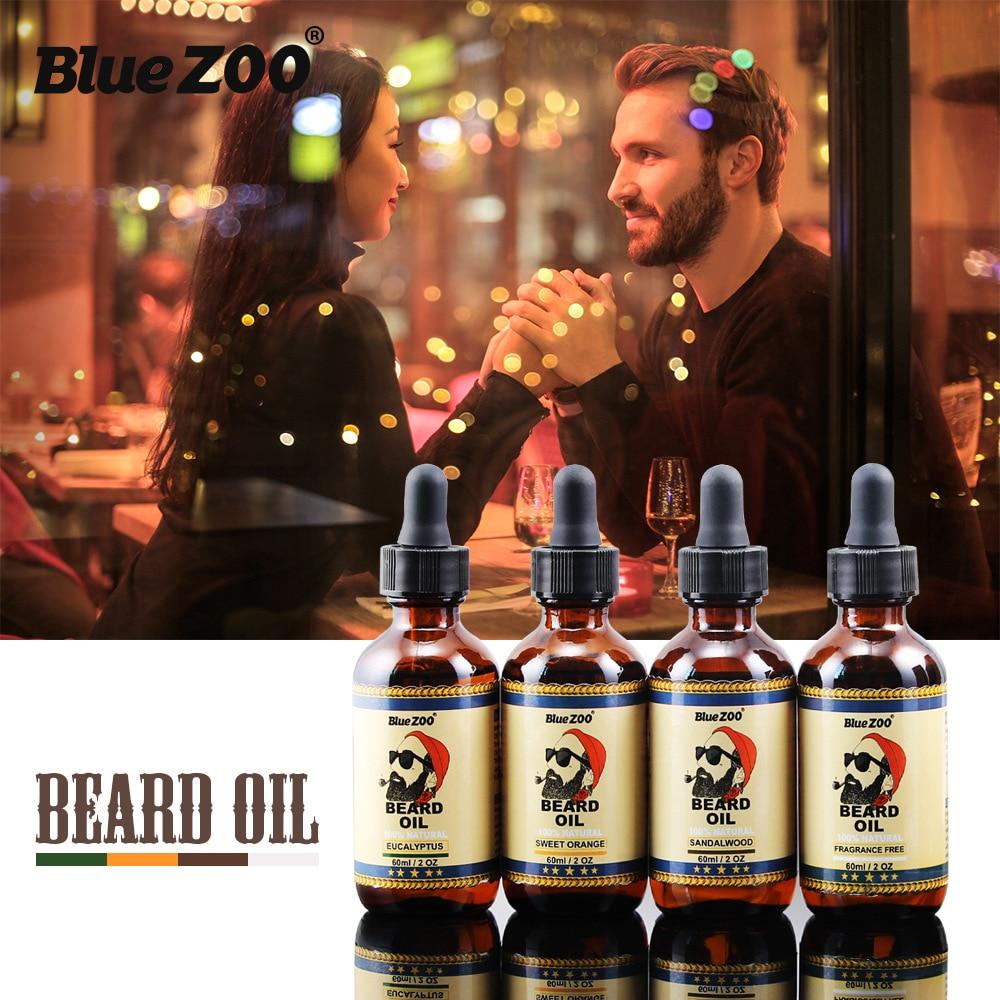 Natural Beard Oil 4 Tastes Beard Wax Balm Hair Loss Products Leave-In Conditioner