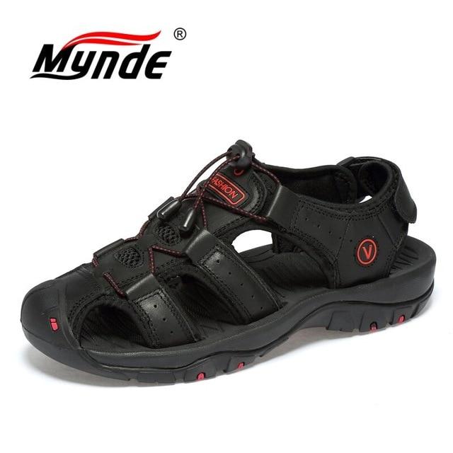 Genuine Leather Men Shoes Summer New Large Size Men's Sandals