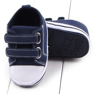 Canvas Baby Shoes Newborn Boys Girls First Walkers Soft Bottom Anti-slip Prewalker Sneakers