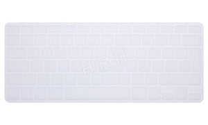 HRH Silicone UK EU English Keyboard Cover skin Protector Sticker Film For Macbook White Air Pro 13 15 17 for mac book air 13"