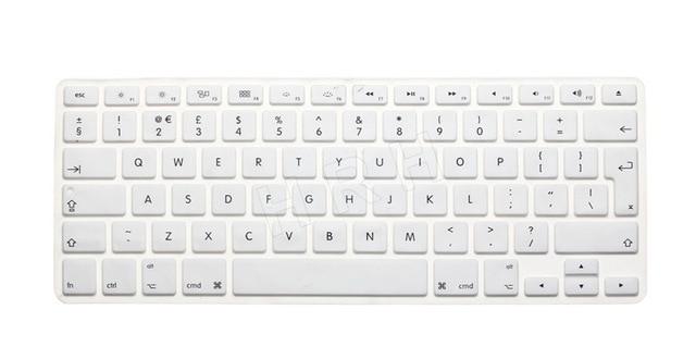 HRH Silicone UK EU English Keyboard Cover skin Protector Sticker Film For Macbook White Air Pro 13 15 17 for mac book air 13"