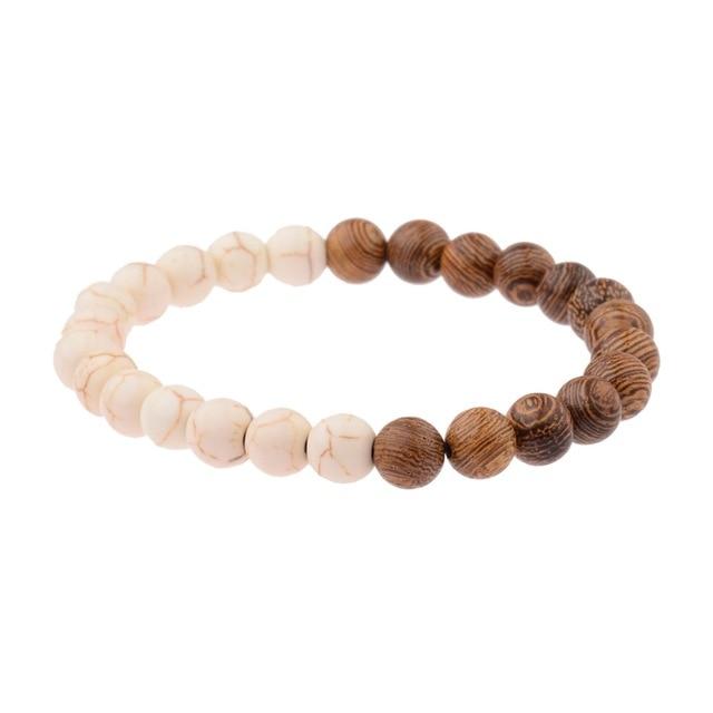 8mm New Natural Wood Beads Bracelets