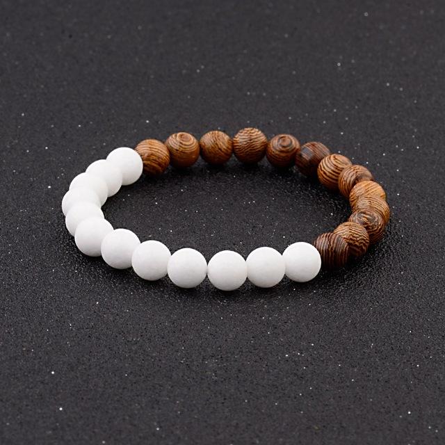 8mm New Natural Wood Beads Bracelets