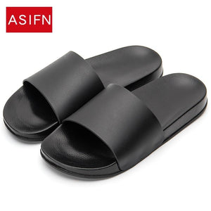 Casual Black And White Shoes Non-slip Slides Bathroo Sandals