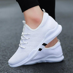 Spring And Summer Fashion Mens Casual Shoes Lace-Up Breathable