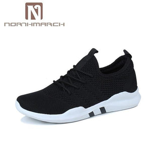 Spring And Summer Fashion Mens Casual Shoes Lace-Up Breathable