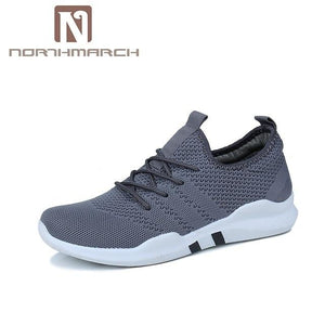 Spring And Summer Fashion Mens Casual Shoes Lace-Up Breathable