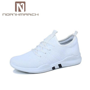 Spring And Summer Fashion Mens Casual Shoes Lace-Up Breathable