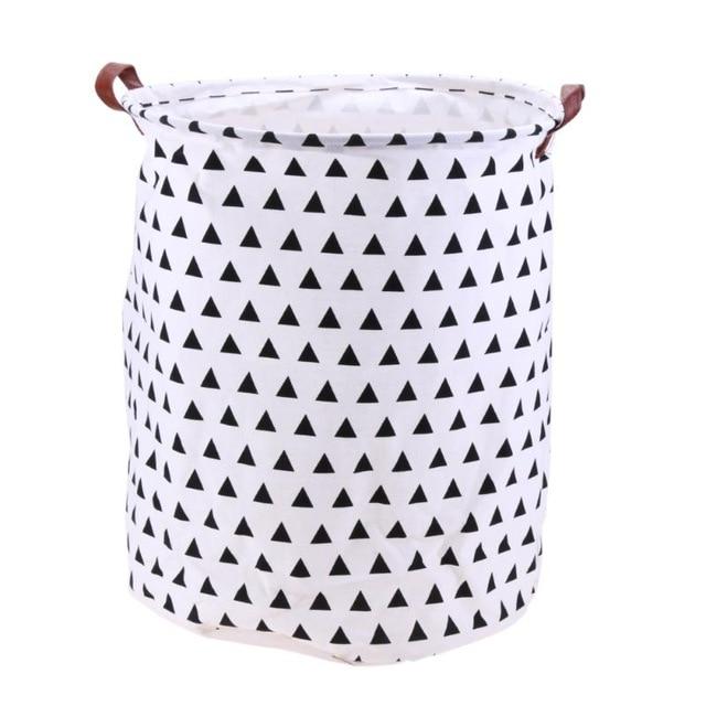 Standing Toys Clothing Storage Basket Folding Laundry Basket Cartoon Storage Barrel Laundry Organizer Holder Pouch Household