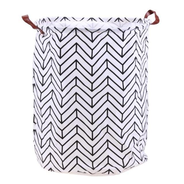 Standing Toys Clothing Storage Basket Folding Laundry Basket Cartoon Storage Barrel Laundry Organizer Holder Pouch Household