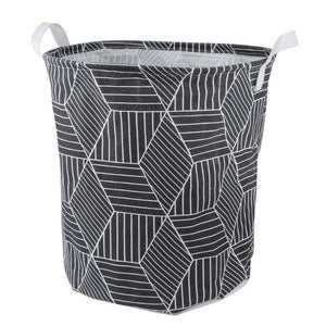 Standing Toys Clothing Storage Basket Folding Laundry Basket Cartoon Storage Barrel Laundry Organizer Holder Pouch Household