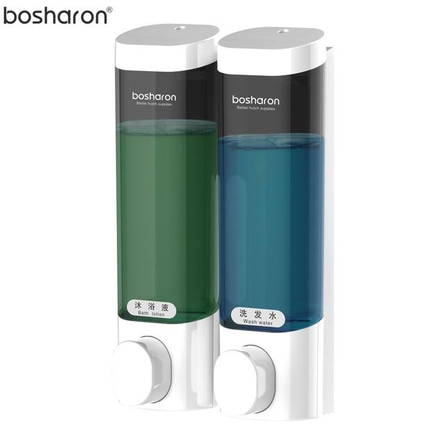 Bathroom Liquid Soap Dispenser Wall Mounted For Kitchen Plastic 300ml Shower Gel Detergent Shampoo Bottle Hotel Home Accessories