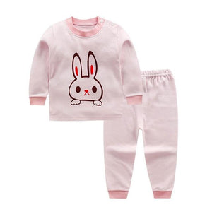 Spring infant baby boys girls clothes sets outfits cotton animal sports suit