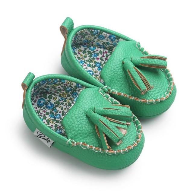 Moccasin First Walkers Newborn Baby Shoes Toddler Prewalker Shoes