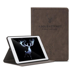 For ipad Mini Case, GOLP Retro Deer Pattern PU Leather for ipad Mini 1 2 3 Coque Cover Smart Stand for ipad mini 2