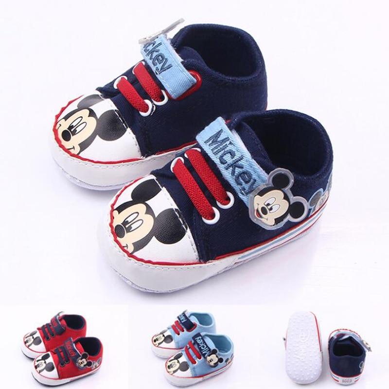 Newborn baby shoes girls cartoon soft sole comfortable toddler boys shoes