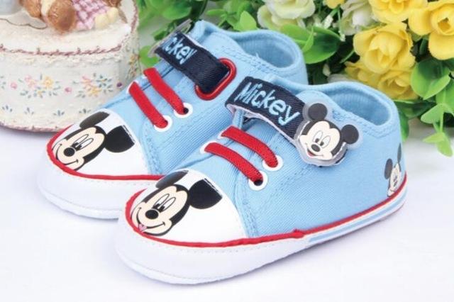 Newborn baby shoes girls cartoon soft sole comfortable toddler boys shoes