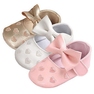 Baby PU Leather Baby Boy Girl Baby Moccasins Moccs Shoes