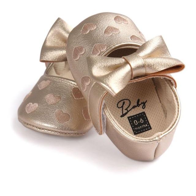 Baby PU Leather Baby Boy Girl Baby Moccasins Moccs Shoes