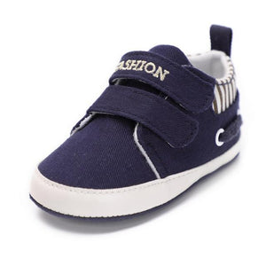 Infant Babies Boy Girl Shoes Sole Soft Canvas Solid Footwear