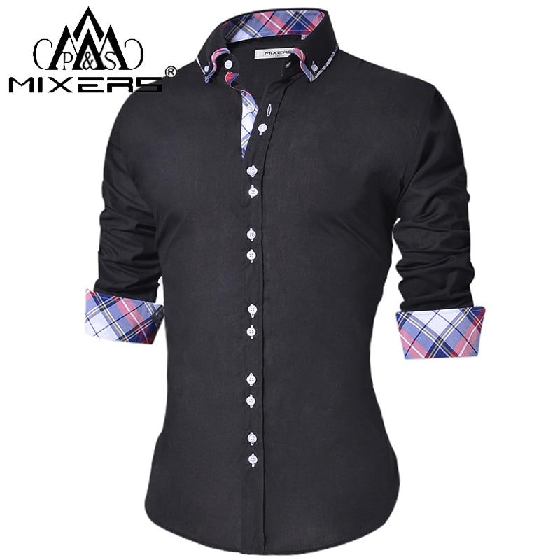 Men's Casual Shirt Slim Fit Men's Casual Button Down Shirt Long Sleeve