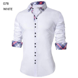 Men's Casual Shirt Slim Fit Men's Casual Button Down Shirt Long Sleeve