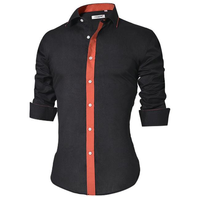 Men's Casual Shirt Slim Fit Men's Casual Button Down Shirt Long Sleeve