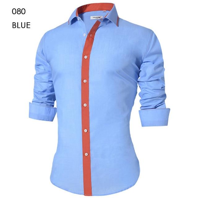 Men's Casual Shirt Slim Fit Men's Casual Button Down Shirt Long Sleeve