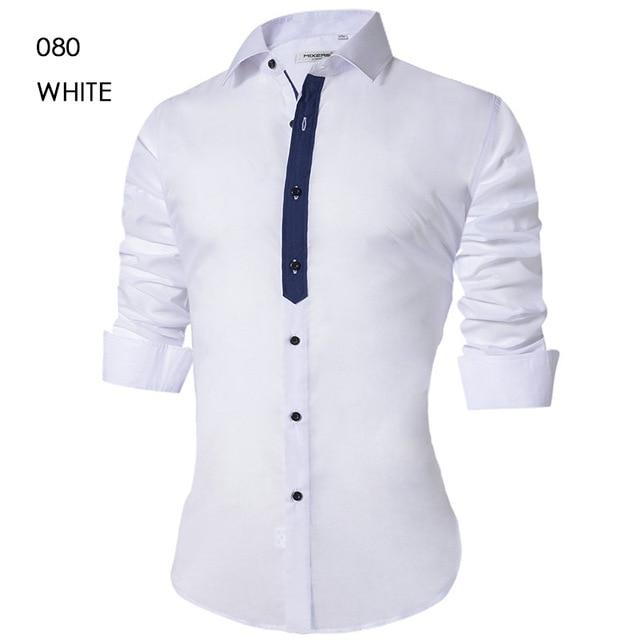 Men's Casual Shirt Slim Fit Men's Casual Button Down Shirt Long Sleeve