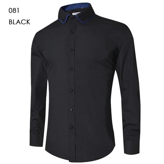 Men's Casual Shirt Slim Fit Men's Casual Button Down Shirt Long Sleeve