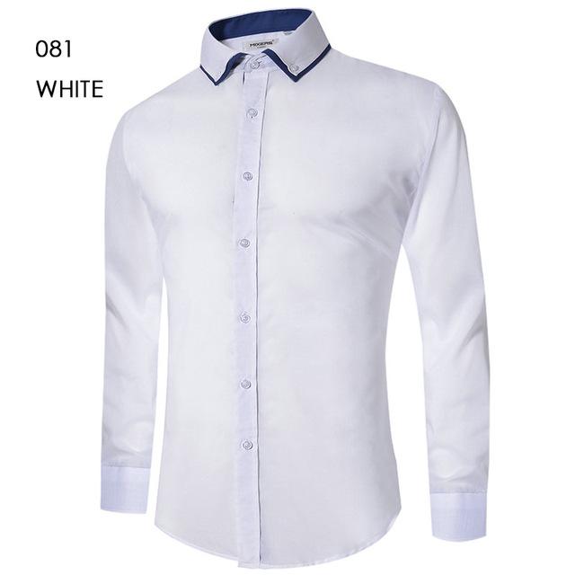 Men's Casual Shirt Slim Fit Men's Casual Button Down Shirt Long Sleeve