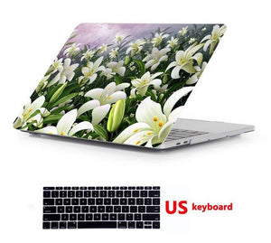 Laptop Creative pattern Hard Case Shell Cover For Macbook New Pro 13 15"  Touch bar For Mac Book Air 11 Pro Retina 12 13 15 inch