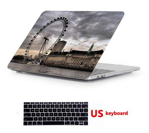 Laptop Creative pattern Hard Case Shell Cover For Macbook New Pro 13 15"  Touch bar For Mac Book Air 11 Pro Retina 12 13 15 inch