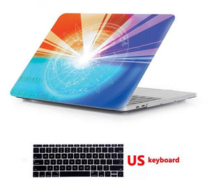 Laptop Creative pattern Hard Case Shell Cover For Macbook New Pro 13 15"  Touch bar For Mac Book Air 11 Pro Retina 12 13 15 inch