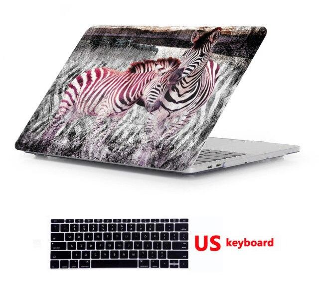 Laptop Creative pattern Hard Case Shell Cover For Macbook New Pro 13 15"  Touch bar For Mac Book Air 11 Pro Retina 12 13 15 inch