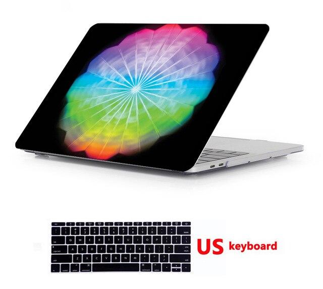 Laptop Creative pattern Hard Case Shell Cover For Macbook New Pro 13 15"  Touch bar For Mac Book Air 11 Pro Retina 12 13 15 inch