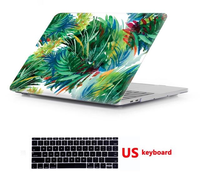 Laptop Creative pattern Hard Case Shell Cover For Macbook New Pro 13 15"  Touch bar For Mac Book Air 11 Pro Retina 12 13 15 inch