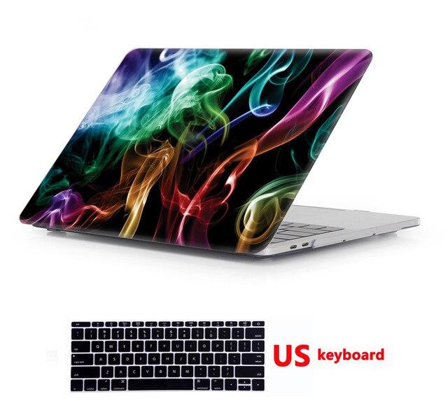 Laptop Creative pattern Hard Case Shell Cover For Macbook New Pro 13 15"  Touch bar For Mac Book Air 11 Pro Retina 12 13 15 inch