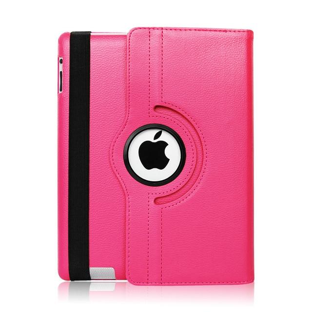 Case for Apple iPad 2 3 4 Magnetic Auto Wake Up Sleep Flip Litchi PU Leather Case Cover With Smart Stand Holder for iPad 2/3/4