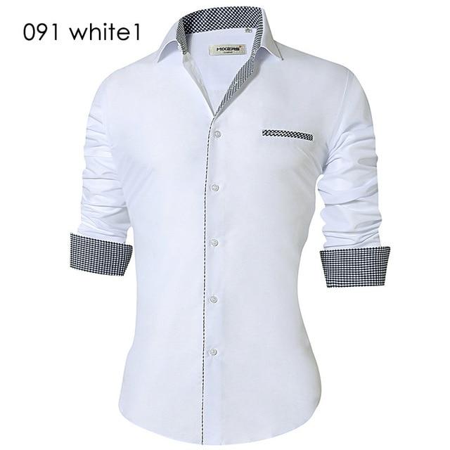 Men's Casual Shirt Slim Fit Men's Casual Button Down Shirt Long Sleeve