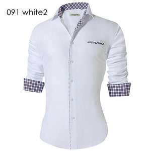 Men's Casual Shirt Slim Fit Men's Casual Button Down Shirt Long Sleeve