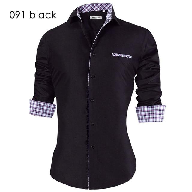 Men's Casual Shirt Slim Fit Men's Casual Button Down Shirt Long Sleeve