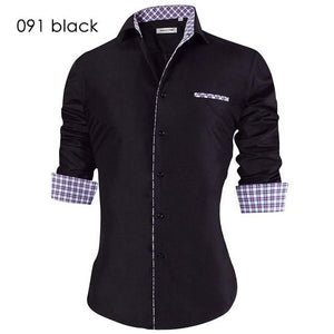 Men's Casual Shirt Slim Fit Men's Casual Button Down Shirt Long Sleeve