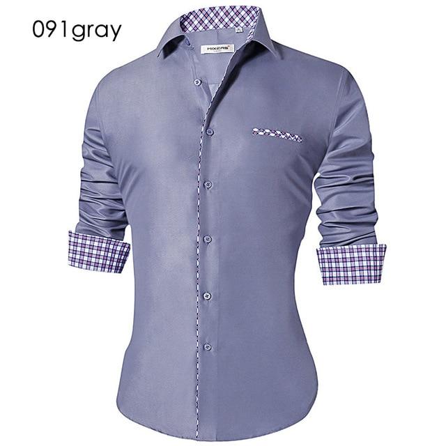 Men's Casual Shirt Slim Fit Men's Casual Button Down Shirt Long Sleeve