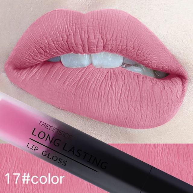 24 Color Liquid Matte Makeup Waterproof Red Lip Long Lasting Gloss Lipstick