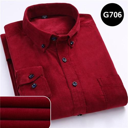 6xl Autumn/winter Long sleeved button collar smart casual shirts for men comfortable