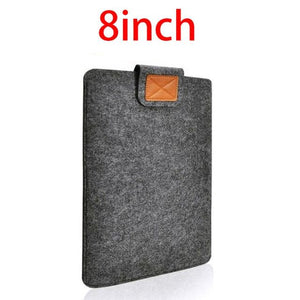 7.9-10'' Sleeve Bag Case Universal Wool Felt Fabric Tablet Cover for ipad 2018 air 1 mini huawei Samsung 10.1 MIpad 4 Pouch Capa